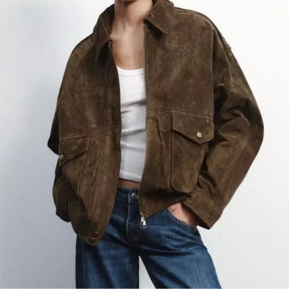 Brown Suede Jacket